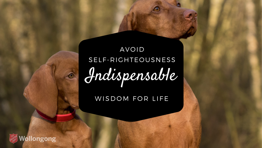 Avoid Self-Righteousness Image